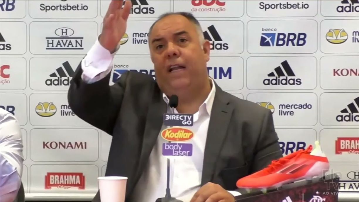 Marcos Braz fala sobre reforços do Flamengo: "A gente vai continuar indo ao mercado"